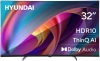 Телевизор LED Hyundai 32" H-LED32BS5100 WebOS Frameless Metal черный/серый HD 60Hz DVB-T DVB-T2 DVB-C DVB-S DVB-S2 USB WiFi Smart TV