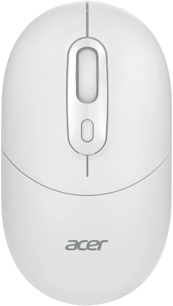 Мышь Acer OMR301 белый оптическая 1600dpi беспров. BT/Radio USB 4but (ZL.MCECC.01U)
