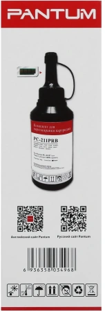 Тонер Pantum PC-211PRB черный флакон 65гр. для принтера Series P2200/2500/M6500/6550/6600