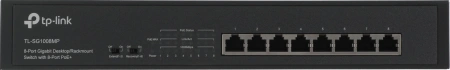 Коммутатор TP-Link TL-SG1008MP (L2) 8x1Гбит/с 8PoE+ 126W неуправляемый