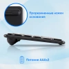 Клавиатура Оклик K614W черный USB беспроводная slim Multimedia Touch (1979327)