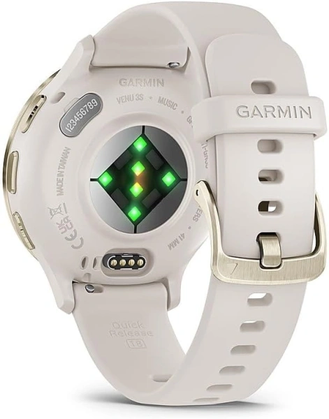 Смарт-часы Garmin Venu 3s 41мм 1.2" AMOLED корп.бежевый рем.бежевый разм.брасл.:110-175мм (010-02785-04)