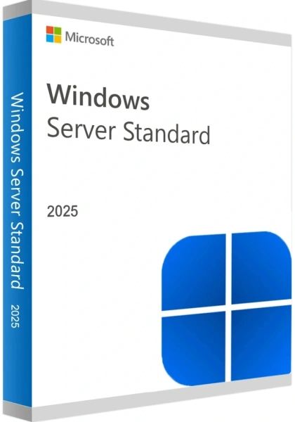 Операционная система Microsoft Windows Server Std 2025 64Bit Eng 1pk DSP OEI DVD 24 Core (EP2-25205)