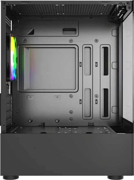 Корпус Accord ACC-285-02B черный без БП mATX 5x120mm 1xUSB2.0 1xUSB3.0 audio