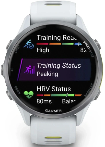 Смарт-часы Garmin Forerunner 970 47мм 1.4" AMOLED корп.серый рем.серый (010-02969-11)