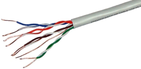 Кабель сетевой Premier 23-115 305 UTP 4 пары cat.5E solid CCA 305м серый