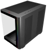 Корпус Bloody BD-CC112 черный без БП mATX 9x120mm 2xUSB3.0 audio bott PSU