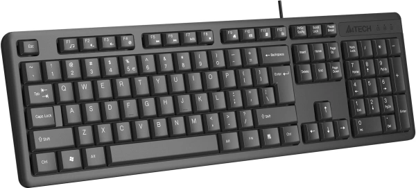 Клавиатура A4Tech KR-3 черный USB кабель 1.5м