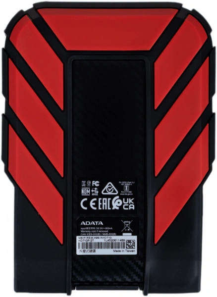 Жесткий диск A-Data USB3.0 2TB AHD710P-2TU31-CRD HD710Pro DashDrive Durable 2.5" красный