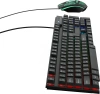 Клавиатура + мышь Оклик 400GMK клав:черный мышь:черный USB LED (1546779)