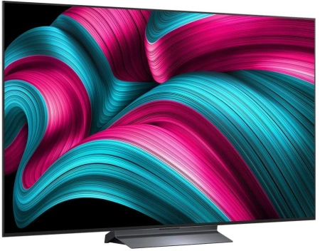 Телевизор OLED LG 65" OLED65C5RLA.ARUG черный/серебристый 4K Ultra HD 120Hz DVB-T DVB-T2 DVB-C DVB-S2 USB WiFi Smart TV