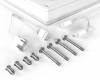 Вентилятор для корпуса ID-Cooling AS-140-ARGB-W ARGB 140х140x25 белый 4-pin 24.9дБ Ret