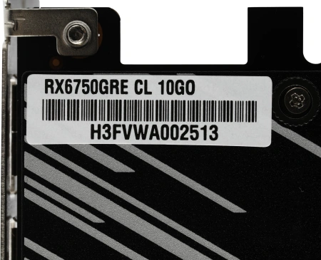 Видеокарта Asrock PCI-E 4.0 RX6750GRE CL 10GO AMD Radeon RX 6750GRE 10Gb 160bit GDDR6 2189/16000 HDMIx1 DPx3 HDCP Ret