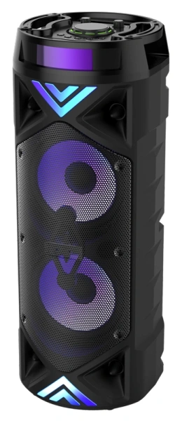 Минисистема Hyundai H-MC180 черный 80Вт FM USB BT SD/MMC