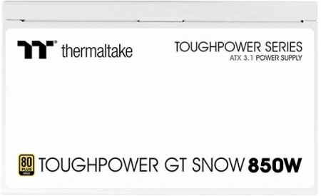 Блок питания Thermaltake ATX 850W Toughpower GT Gen.5 SNOW 80+ gold 24pin APFC 120mm fan 6xSATA Cab Manag RTL