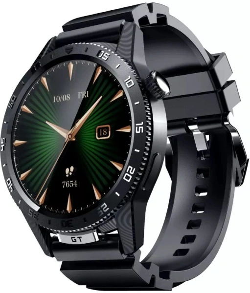 Смарт-часы Tecno Watch GT 1.504" AMOLED корп.черный рем.черный (WGT01)