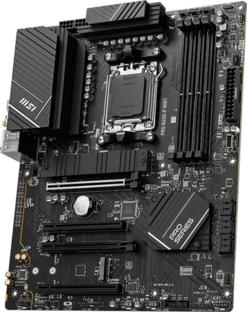Материнская плата MSI PRO B650-P WIFI Socket AM5 AMD B650 4xDDR5 ATX AC`97 8ch(7.1) 2.5Gg RAID+HDMI+DP