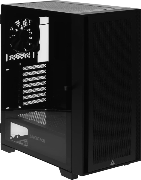 Корпус Montech Air 1000 Lite черный без БП ATX 1x120mm 3x140mm 1xUSB2.0 2xUSB3.0 audio bott PSU
