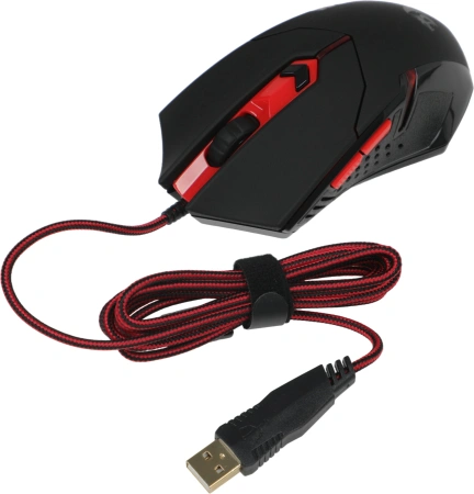 Мышь Redragon M601BA черный/красный оптическая 3200dpi USB 6but (78226)
