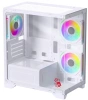 Корпус Bloody BD-CC103F белый без БП mATX 7x120mm 1xUSB2.0 1xUSB3.0 audio bott PSU