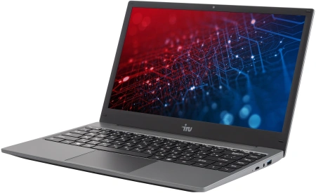 Ноутбук IRU Tactio 14RLH Ryzen 5 7430U 16Gb SSD256Gb AMD Radeon Graphics 14" IPS FHD (1920x1080) FreeDOS grey WiFi BT Cam 4000mAh (2084804)