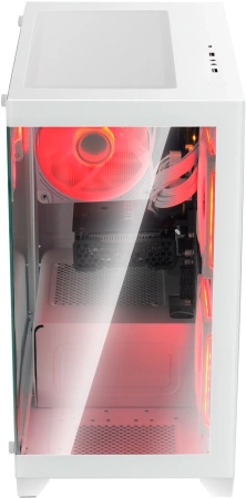 Корпус Bloody BD-CC103 белый без БП mATX 7x120mm 1xUSB2.0 1xUSB3.0 audio bott PSU