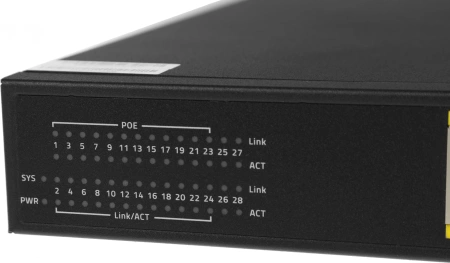 Коммутатор Cudy GS5024PS4-400W (L3) 24x1Гбит/с 4SFP+ 24PoE+ 400W управляемый