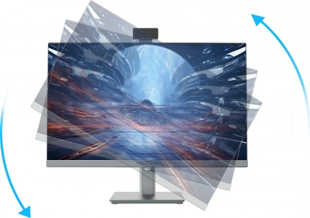Моноблок Teclast V27 Air 27" QHD i5 12450H (2) 16Gb SSD512Gb UHDG Windows 11 Pro English GbitEth WiFi BT 120W клавиатура мышь Cam серый 2560x1440