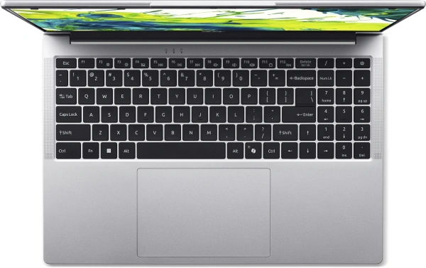 Ноутбук Acer Aspire Lite AL16-54P-566Z Core 5 120U 16Gb SSD512Gb Intel Graphics 16" IPS WUXGA (1920x1200) без ОС silver WiFi BT Cam 5100mAh (NX.D76CD.005)