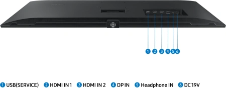 Монитор Samsung 34" ViewFinity S5 S34C500GAIXCI черный VA LED 21:9 полуматовая 3000:1 300cd 178гр/178гр 3440x1440 100Hz FreeSync DP Ultra WQHD 4.9кг