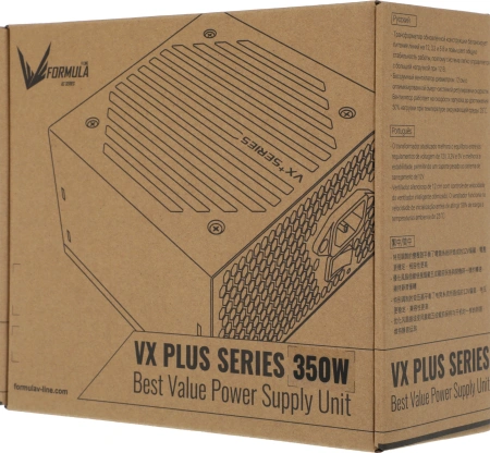 Блок питания Formula ATX 350W AC VX PLUS (20+4pin) 120mm fan 2xSATA RTL