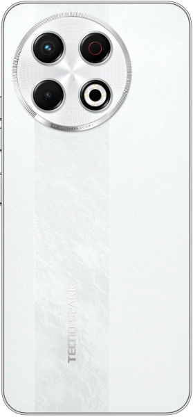 Смартфон Tecno Spark 30 Pro 256Gb 8Gb белый моноблок 3G 4G 2Sim 6.78" 1080x2436 Android 14 108Mpix 802.11 a/b/g/n/ac NFC GPS GSM900/1800 Protect FM microSD max1024Gb
