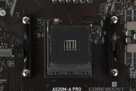 Материнская плата MSI A520M-A PRO Soc-AM4 AMD A520 2xDDR4 mATX AC`97 8ch(7.1) GbLAN RAID+DVI+HDMI