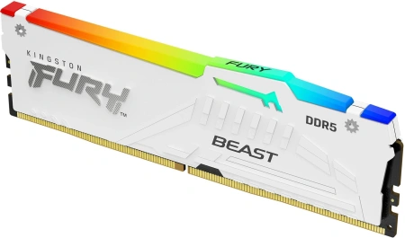 Память DDR5 32GB 6000MHz Kingston KF560C30BWA-32 Fury Beast RGB RTL Gaming PC5-48000 CL30 DIMM 288-pin 1.4В kit single rank с радиатором Ret