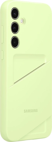Чехол (клип-кейс) Samsung для Samsung Galaxy A35 Card Slot Case A35 лайм (EF-OA356TMEGRU)