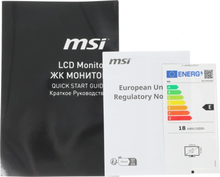 Монитор MSI 23.8" Pro MP245PG черный IPS LED 16:9 HDMI M/M матовая HAS Piv 1300:1 300cd 178гр/178гр 1920x1080 100Hz VGA DP FHD 4.62кг