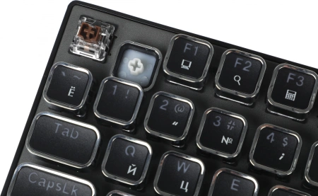 Клавиатура GMNG GG-KB815X механическая черный/серебристый USB Multimedia for gamer LED (1913914) кабель 1.8м