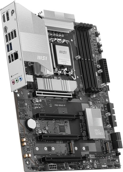 Материнская плата MSI PRO B860-P Soc-1851 Intel B860 4xDDR5 ATX AC`97 8ch(7.1) 5Gigabit RAID+HDMI+DP