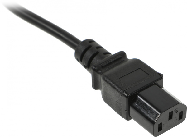 Шнур питания Lanmaster LAN-PP13/SH-1.8-BK C13-Schuko проводник.:3x0.75мм2 1.8м 220В 10А черный