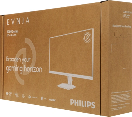 Монитор Philips 27" 27M2N3500PF черный IPS LED 16:9 HDMI матовая 300cd 178гр/178гр 2560x1440 260Hz G-Sync DP 2K 4.25кг