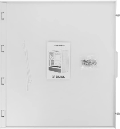 Корпус Montech X5 белый без БП ATX 8x120mm 2x140mm 1xUSB2.0 1xUSB3.0 audio bott PSU