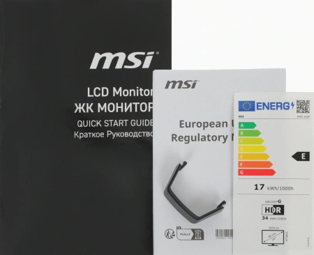 Монитор MSI 23.8" Mag 244F черный IPS LED 16:9 HDMI матовая 300cd 178гр/178гр 1920x1080 200Hz DP FHD 2.88кг