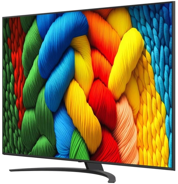 Телевизор LED LG 86" 86NANO81A6A.ARUG черный 4K Ultra HD 60Hz DVB-T DVB-T2 DVB-C DVB-S DVB-S2 USB WiFi Smart TV