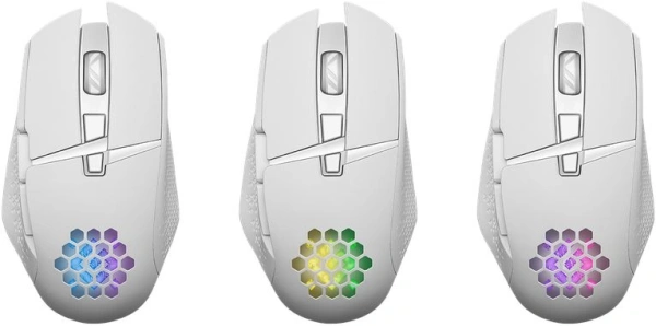 Мышь Defender Glory GM-514 белый оптическая 3200dpi беспров. USB 6but (52513)