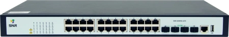Коммутатор SNR SNR-S2989G-24TX (L2+) 24x1Гбит/с 4SFP+ управляемый