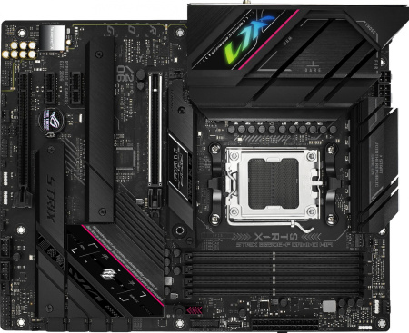 Материнская плата Asus ROG STRIX B650E-F GAMING WIFI Socket AM5 AMD B650 4xDDR5 ATX AC`97 8ch(7.1) 2.5Gg RAID+HDMI+DP