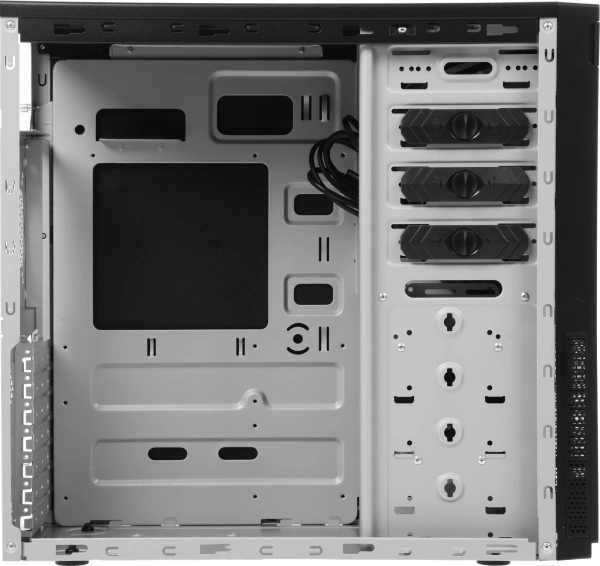 Корпус Chieftec Elox черный без БП ATX 2x80mm 2x120mm 2xUSB2.0 2xUSB3.0 audio