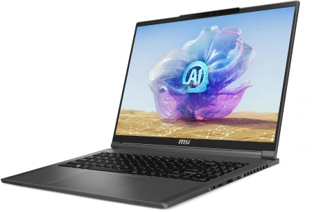 Ноутбук MSI Creator 16 AI Studio A1VIG-060RU Core Ultra 9 185H 64Gb SSD2Tb NVIDIA GeForce RTX4090 16Gb 16" IPS UHD+ (3840x2400) Windows 11 Pro grey WiFi BT Cam (9S7-15F314-060)