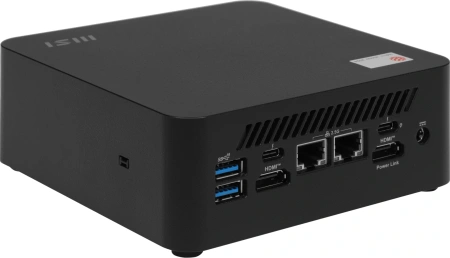 Неттоп MSI Cubi NUC 1M-052BRU Core 5 120U (1.4) Graphics CR без ОС 2xGbitEth WiFi BT 120W черный (936-B0B111-080)