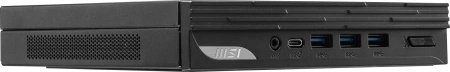 Неттоп MSI Pro DP10 12M-201XRU i3 1215U (1.2) 8Gb SSD512Gb UHDG без ОС 2.5xGbitEth WiFi BT 120W черный (9S6-B0A621-201)